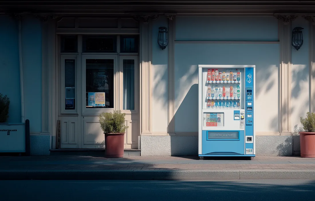 A street vending machine